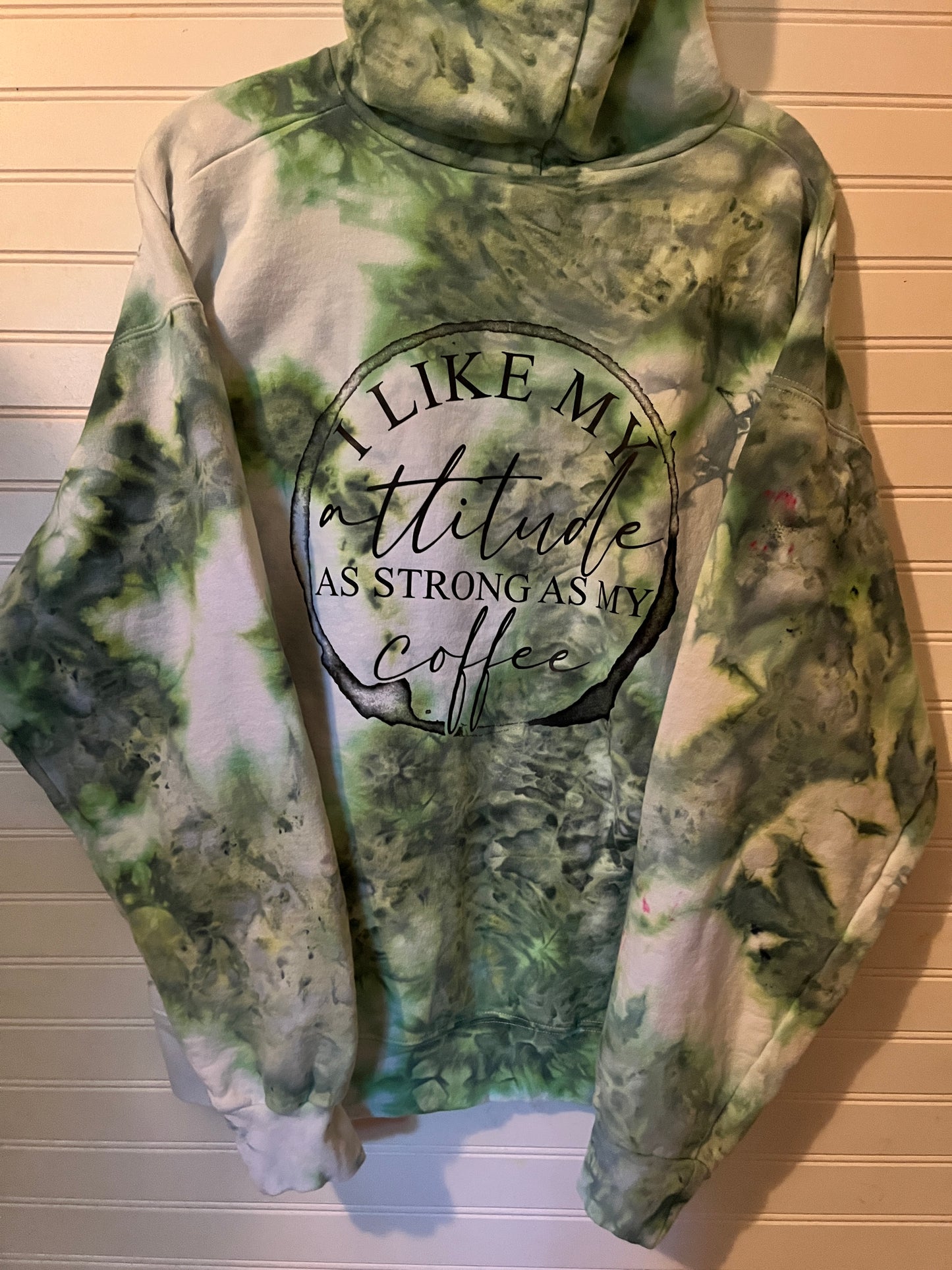 Unisex large hoodie coffee