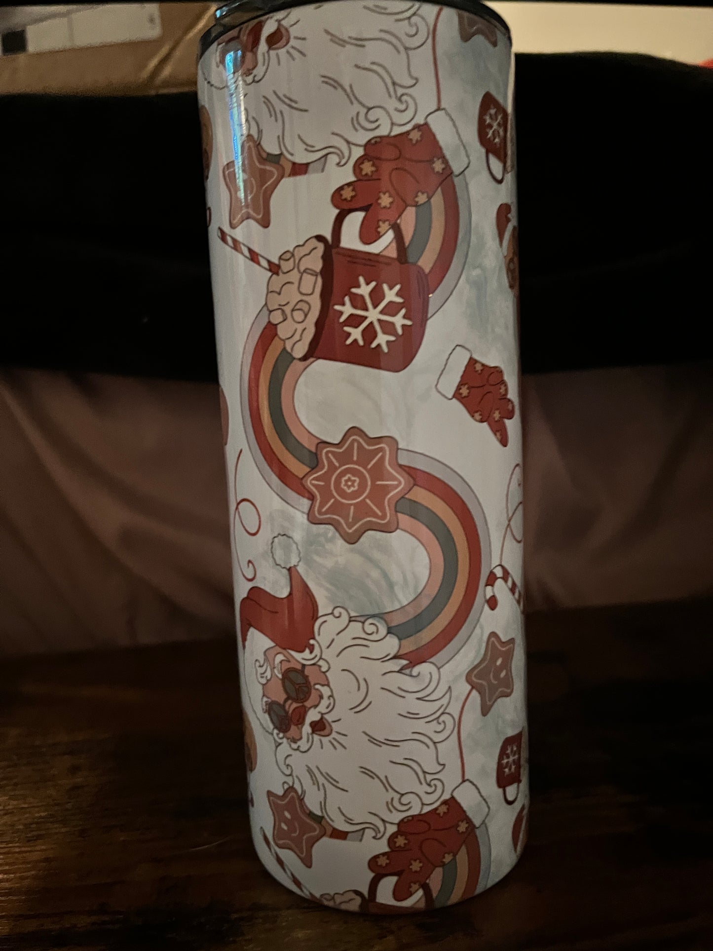 Retro Gingerbread rainbows