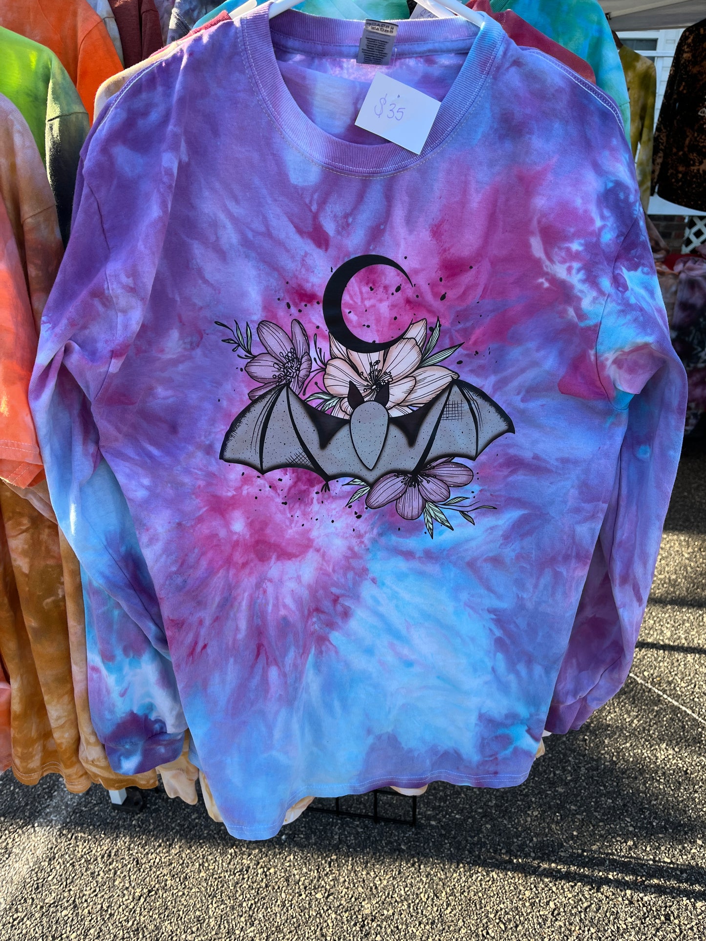 RTS Floral bat long sleeve t-shirt