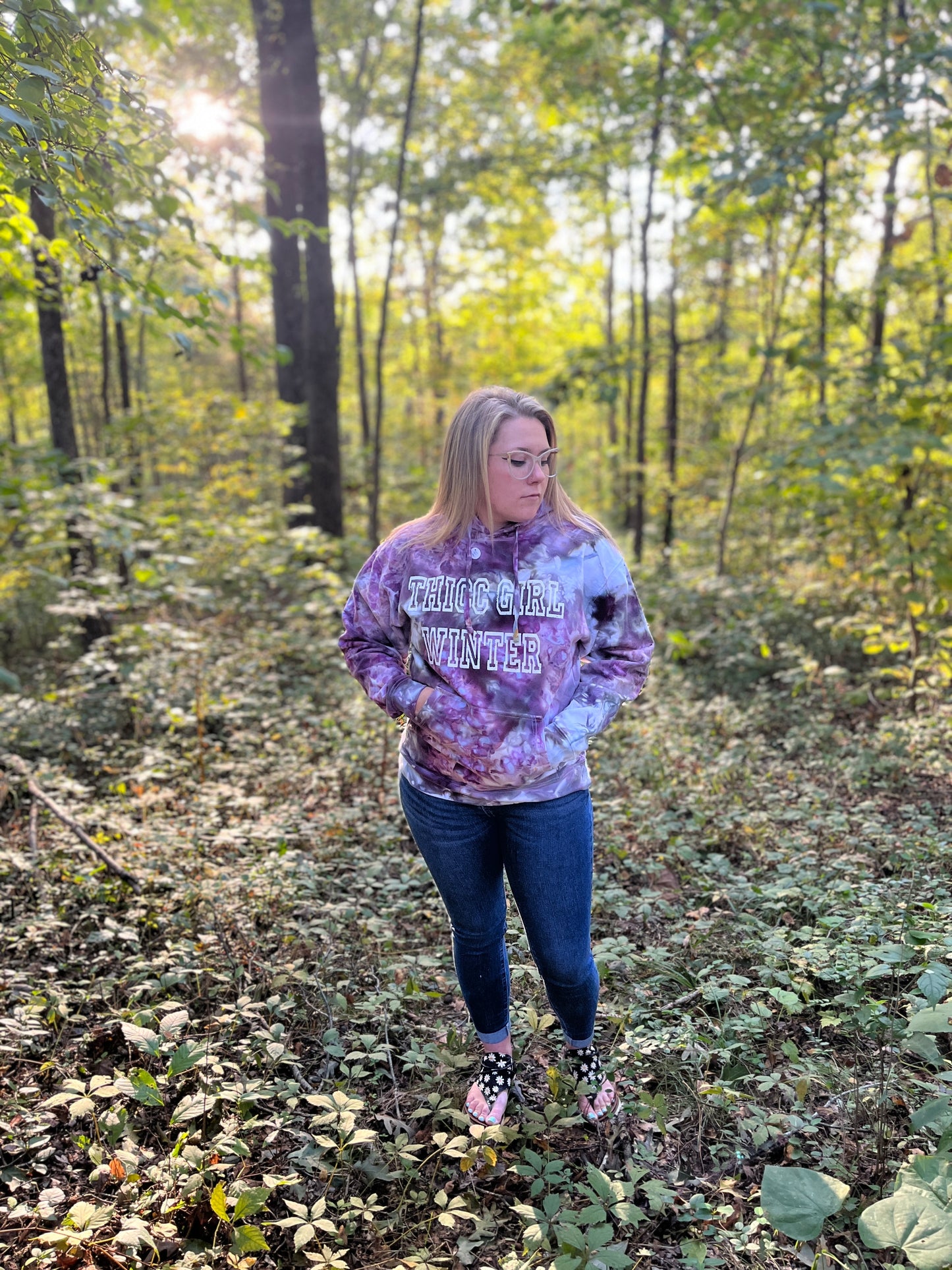 RTS “Thicc girl winter” hoodie