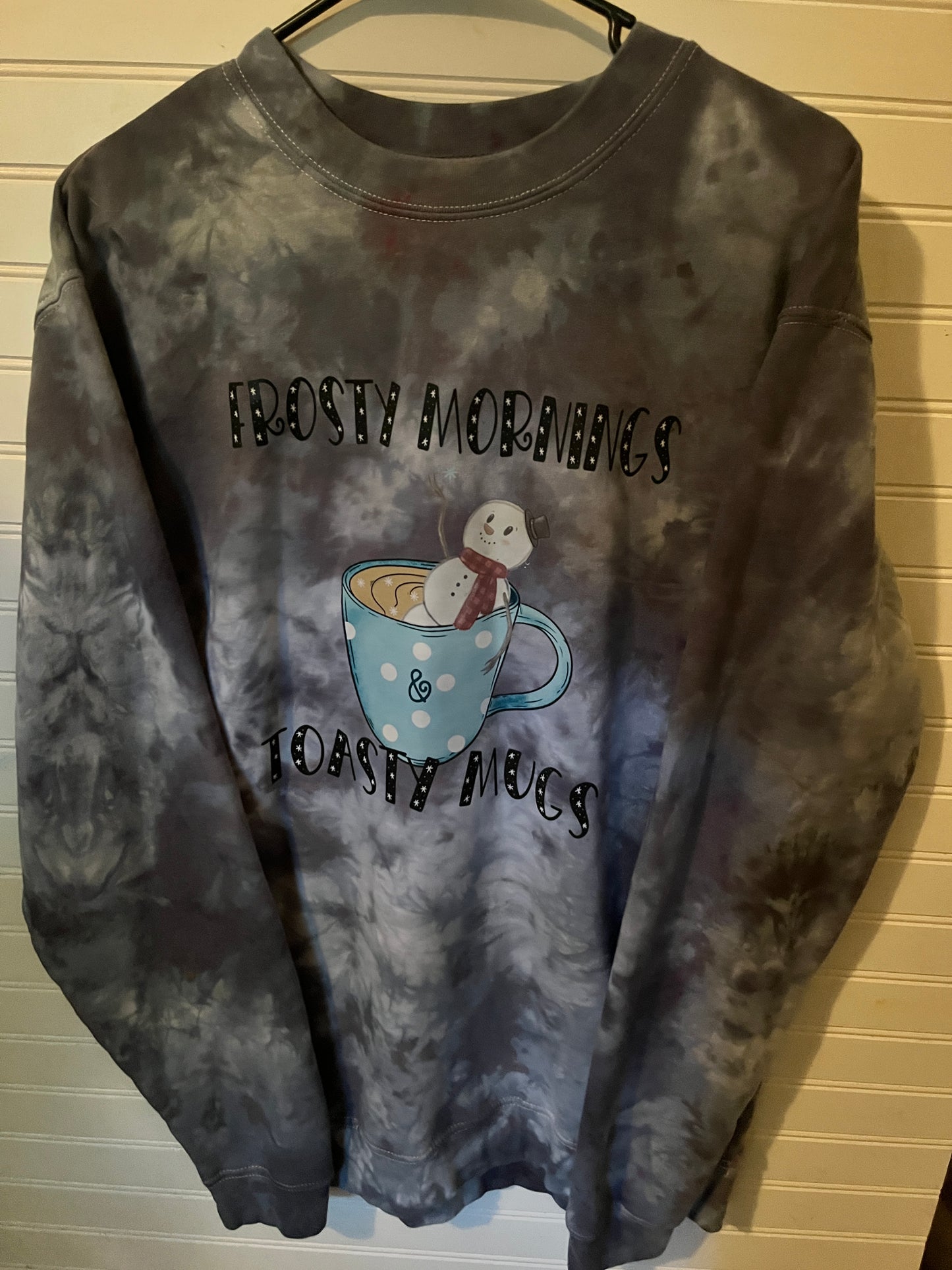 Large cozy winter crewneck