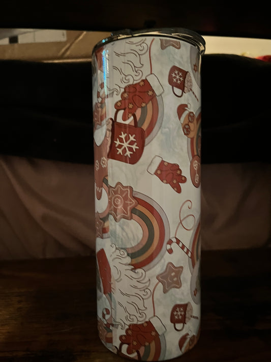 Retro Gingerbread rainbows