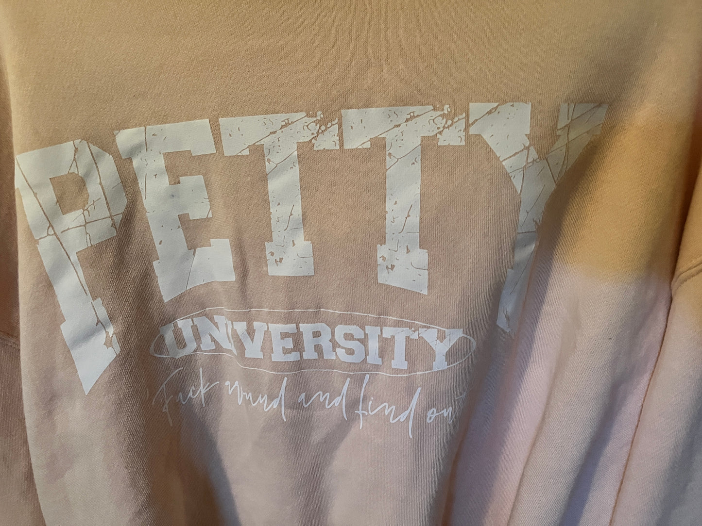 Large Cropped hoodie