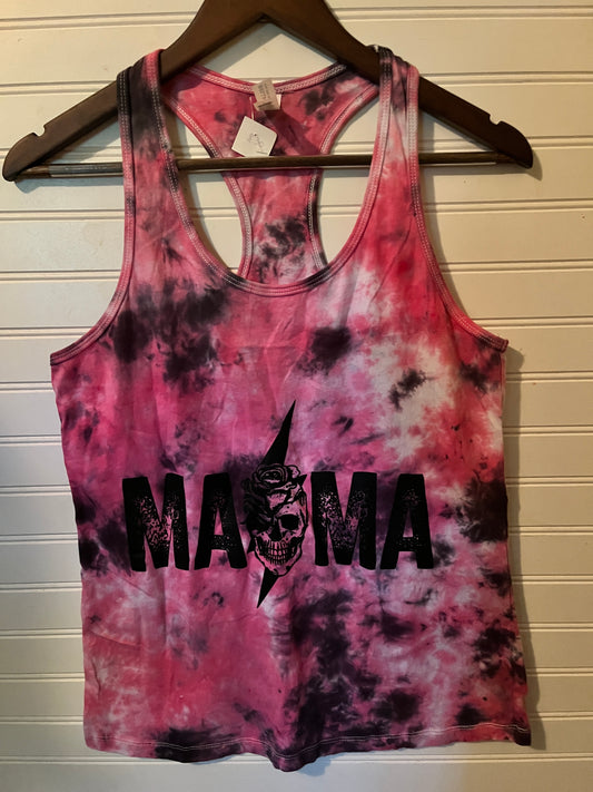 Large racerback tank mama