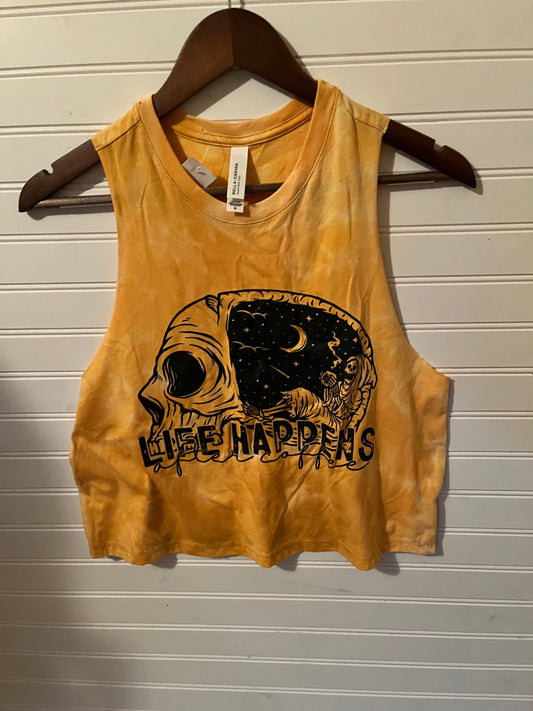 Cropped racerback tank