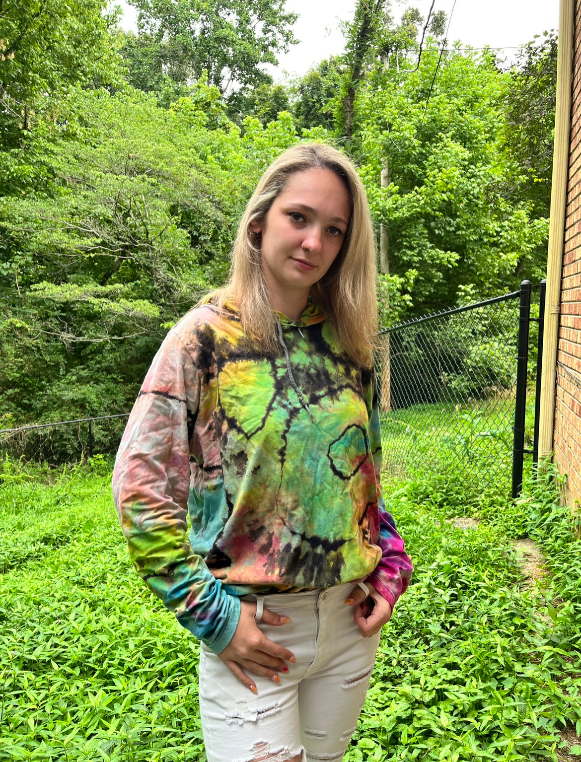 RTS Large hooded t-shirt!