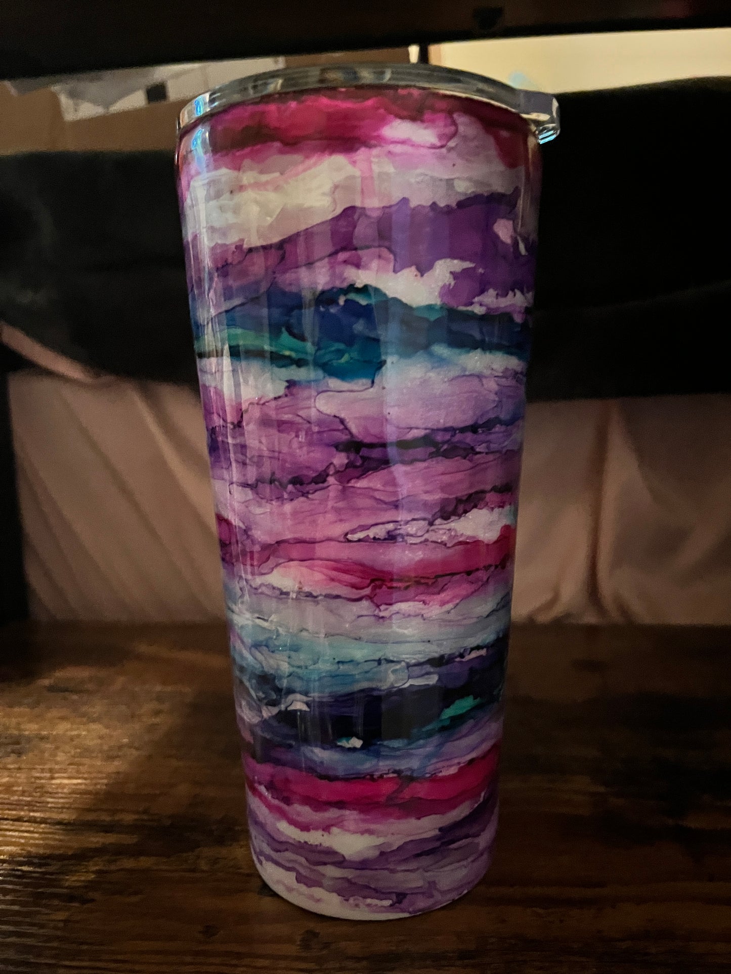 20 oz glitter ink swirl