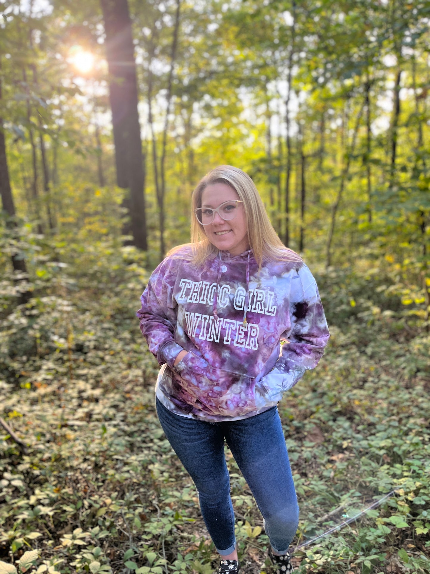 RTS “Thicc girl winter” hoodie